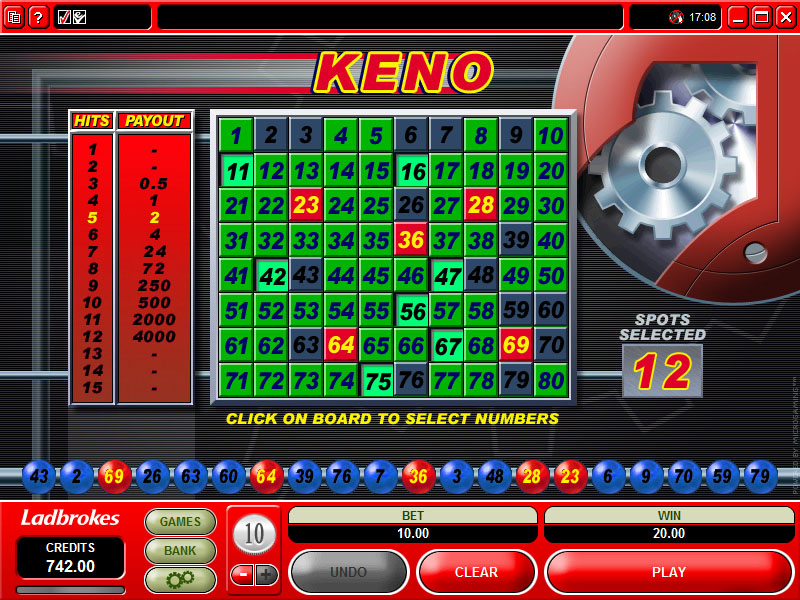 Casino Keno Strategy